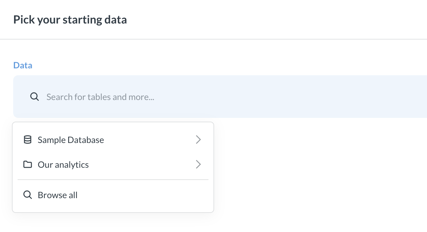 data picker